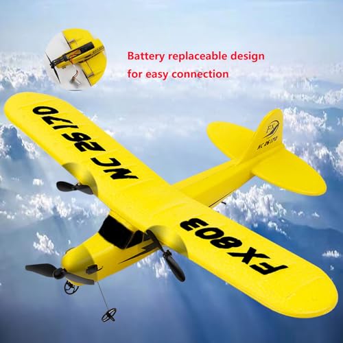 Yellow 2.4GHz Remote Control Airplane E203657