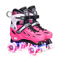 Adjustable Roller Skates with Light up Wheels D570431