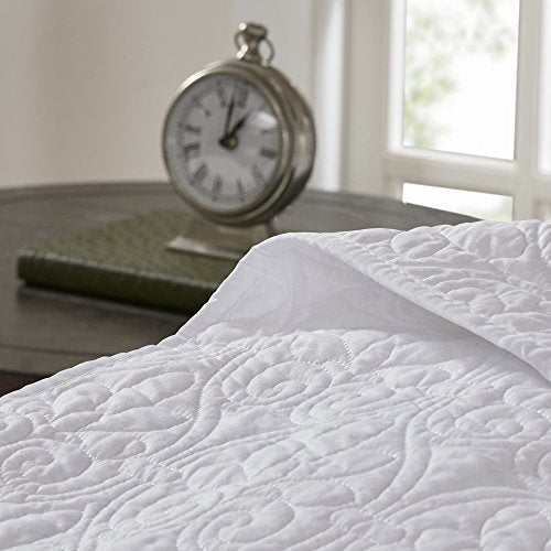 Cream King 3 Piece Reversible Quilt Set X93128