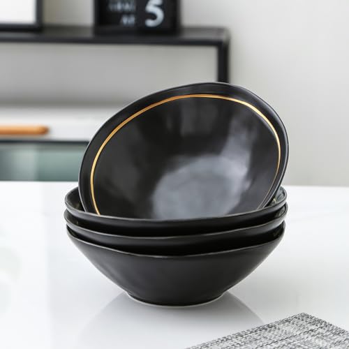 Black Porcelain Dinnerware Set, 16-Piece, Service For 4 X22042