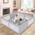 Large Baby Playpen 79x79 Inch Extra Large Kids Activity Center with Zipper Gates Q220