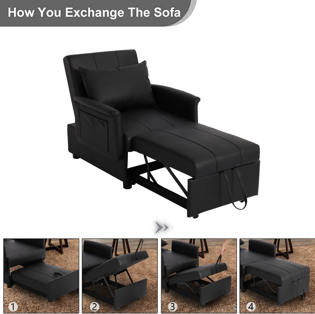3 in 1 Folding Sofa Bed Chair P82218