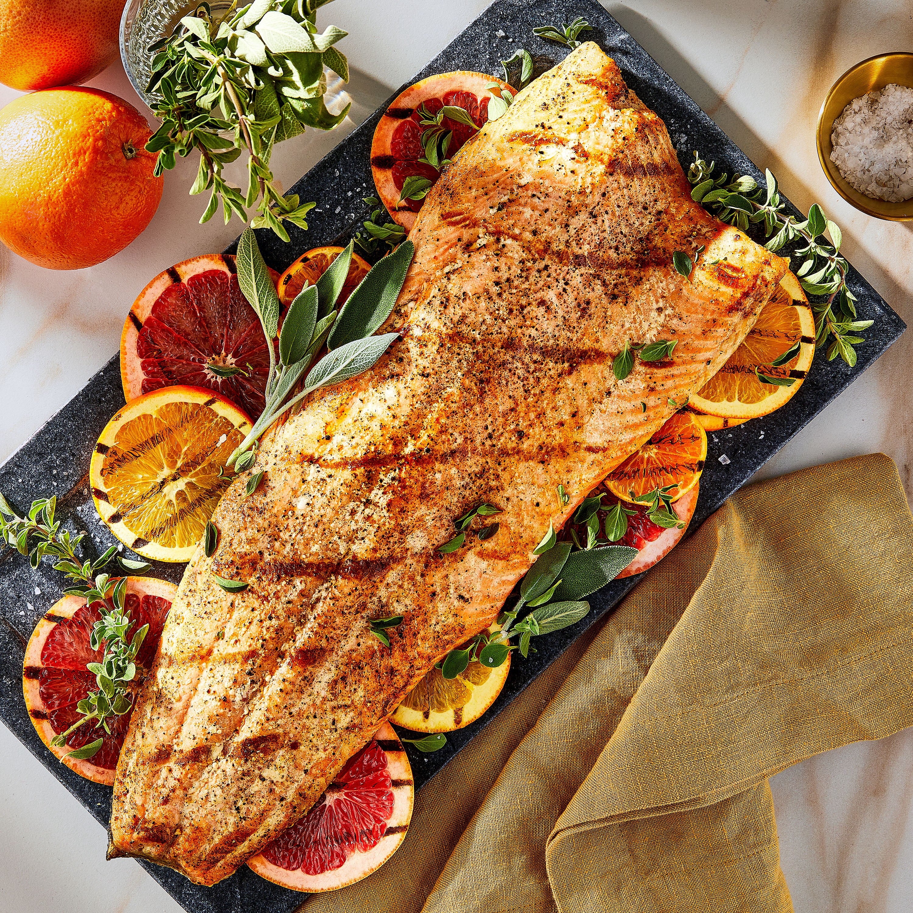 Atlantic Salmon Fillets, 2.00 - 3.00 lb. Whole Salmon Side D966940