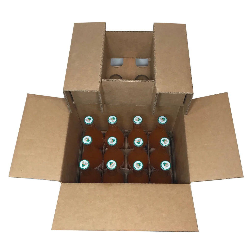 12/11.16 fl. oz. Glass Bottle Case (12-Pack) Sparkling Non-Alcoholic Sangria P6955