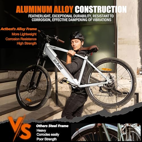 Electric Bike with 1000W Brushless Motor, Removable Battery, 7 Speed H978671