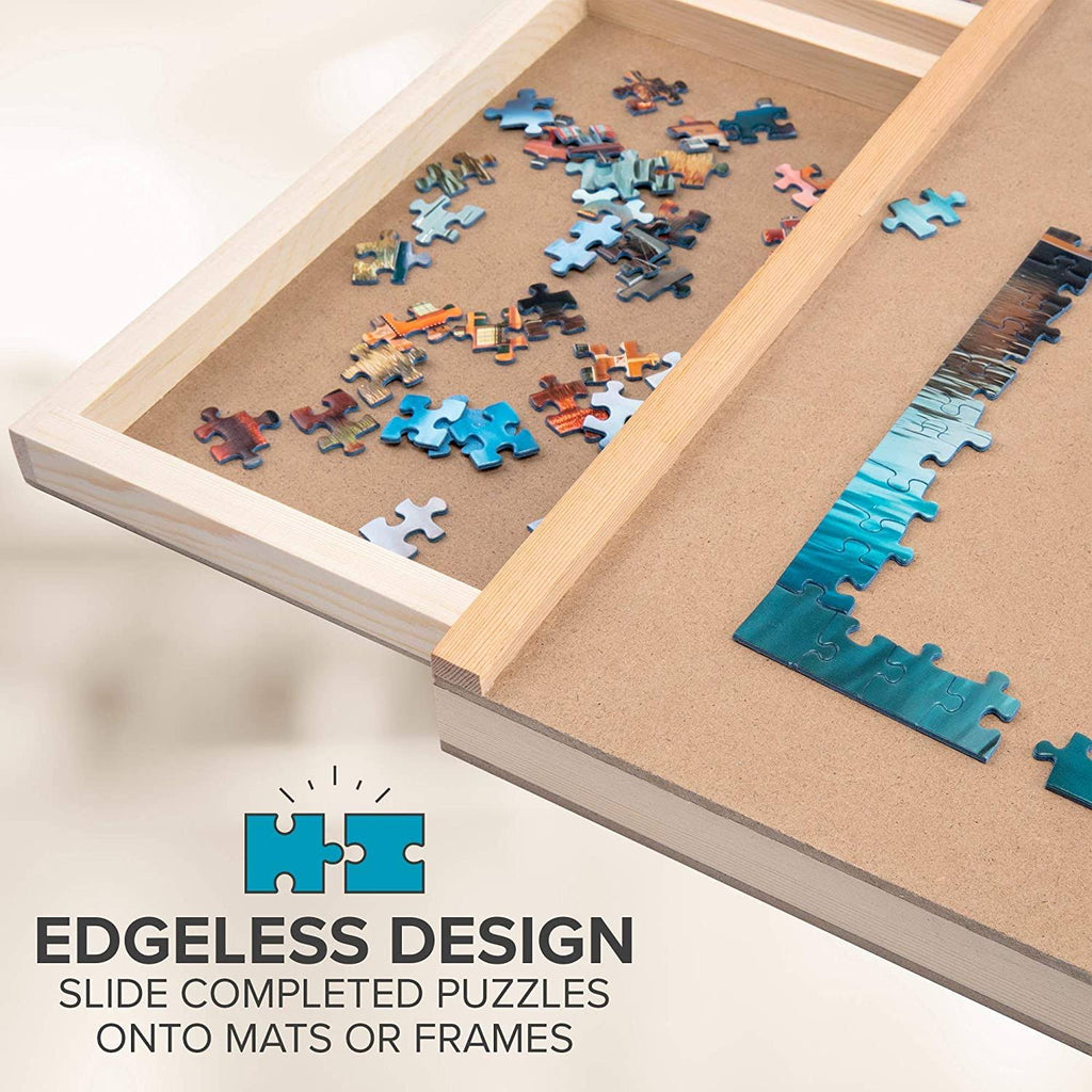 1000 Piece Wooden Jigsaw Puzzle Table with 4 Drawers Q762