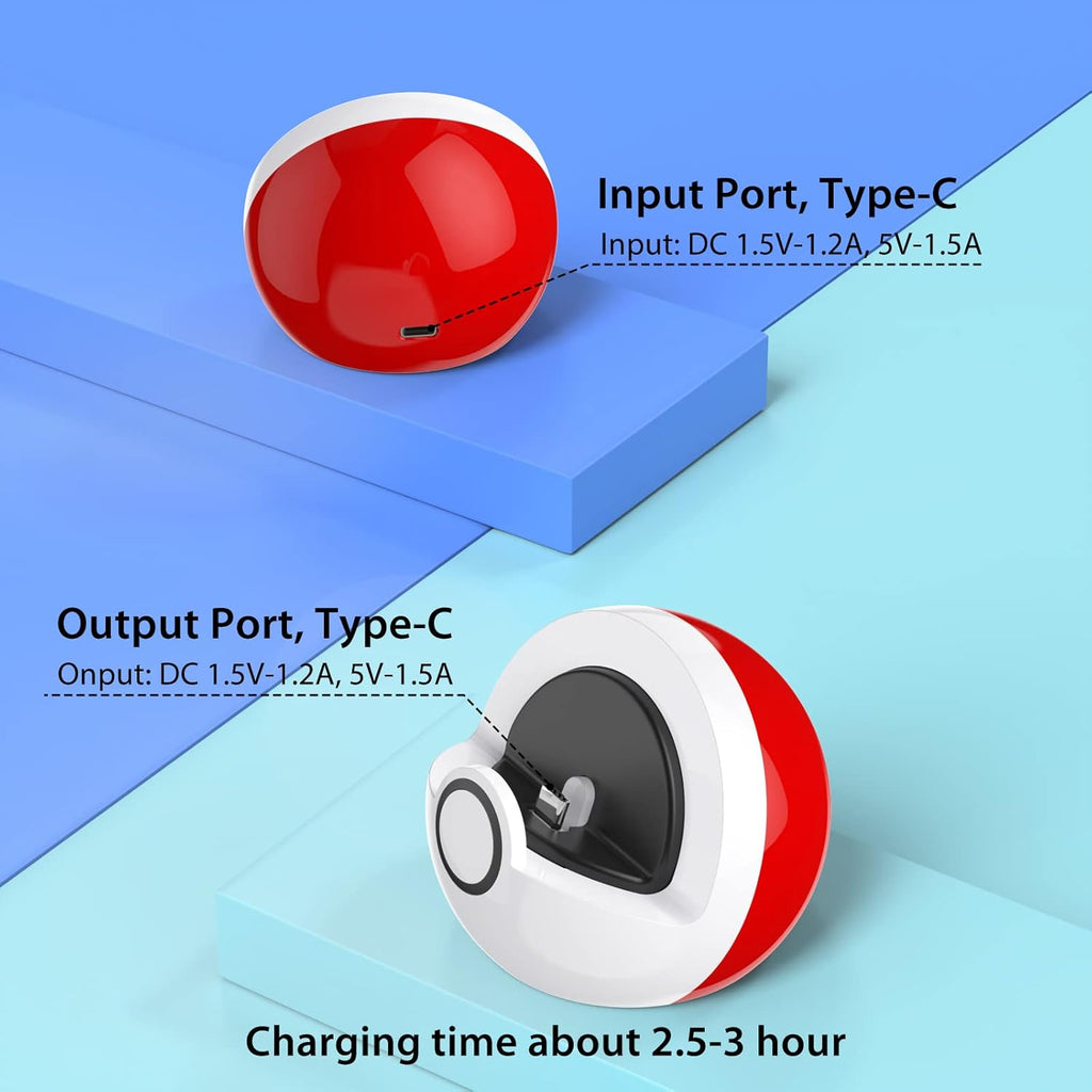 Red White USB-C Charging Stand for Nintendo Switch F429