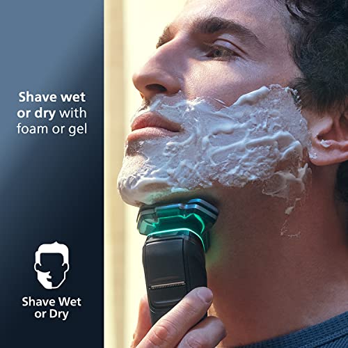 Wet and Dry Electric Shaver with Pop-up Trimmer H69806