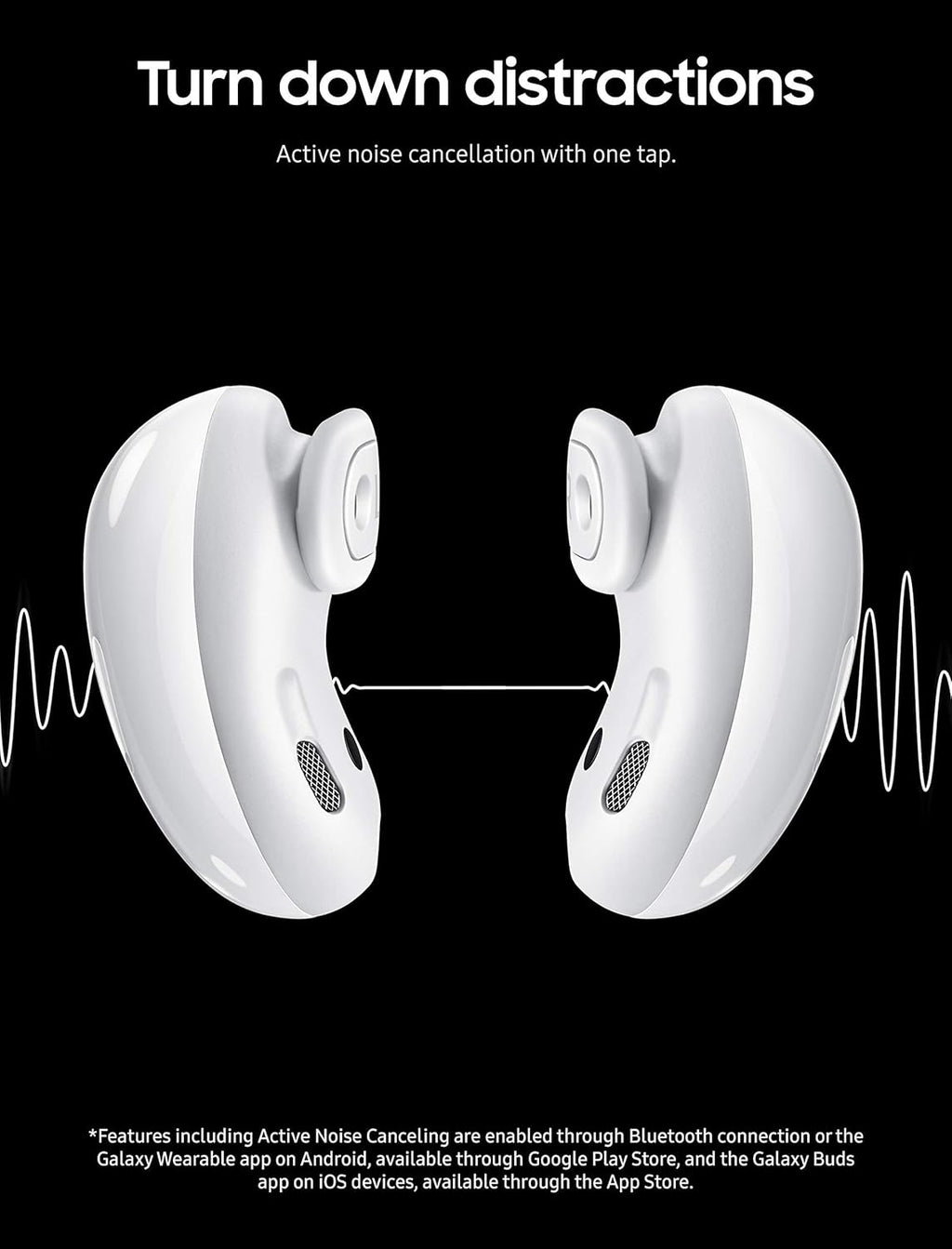 Galaxy Buds Live True Wireless Earbud Headphones Mystic White A5798