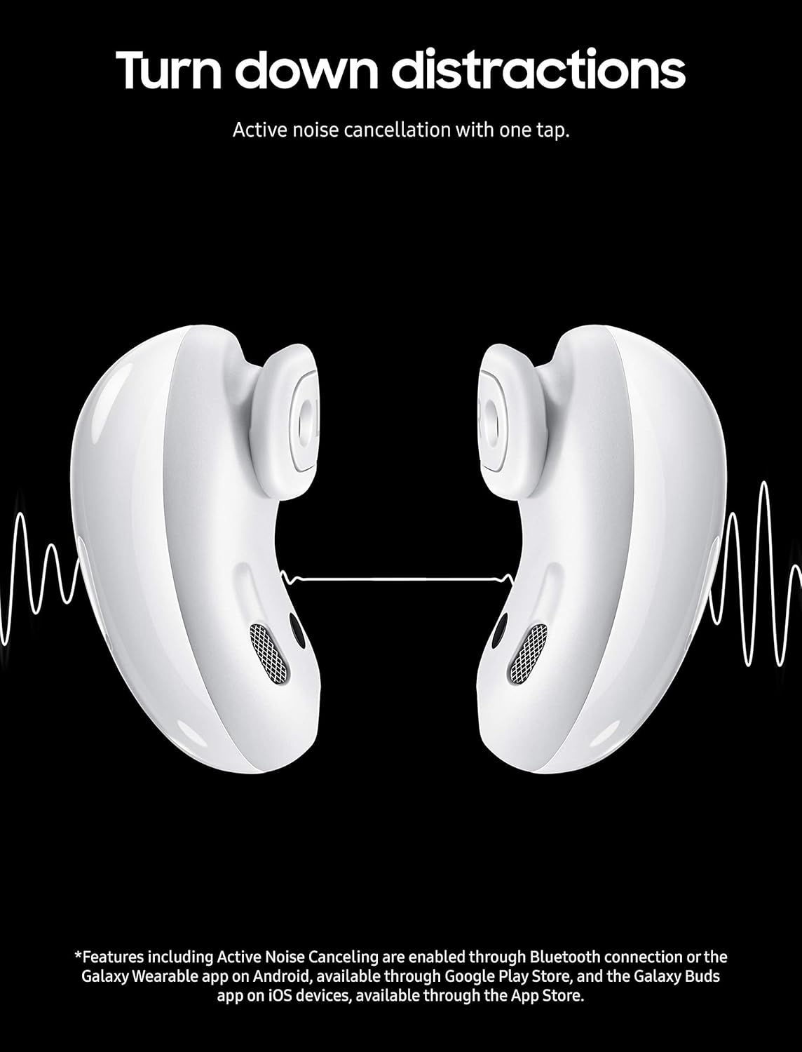 Galaxy Buds Live True Wireless Earbud Headphones Mystic White A5798