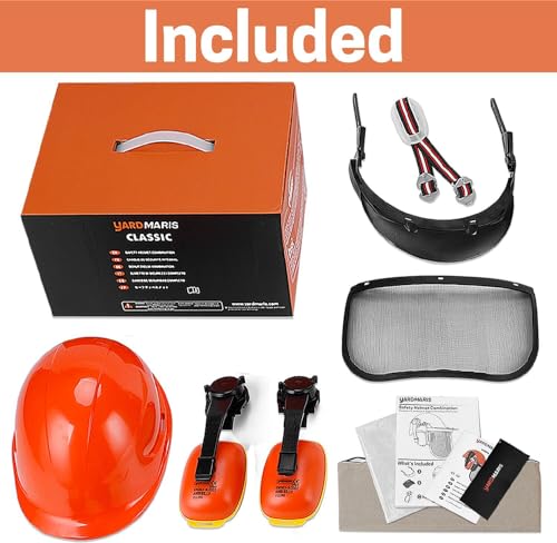 Chainsaw Helmet with Face and Hearing Protection G833868
