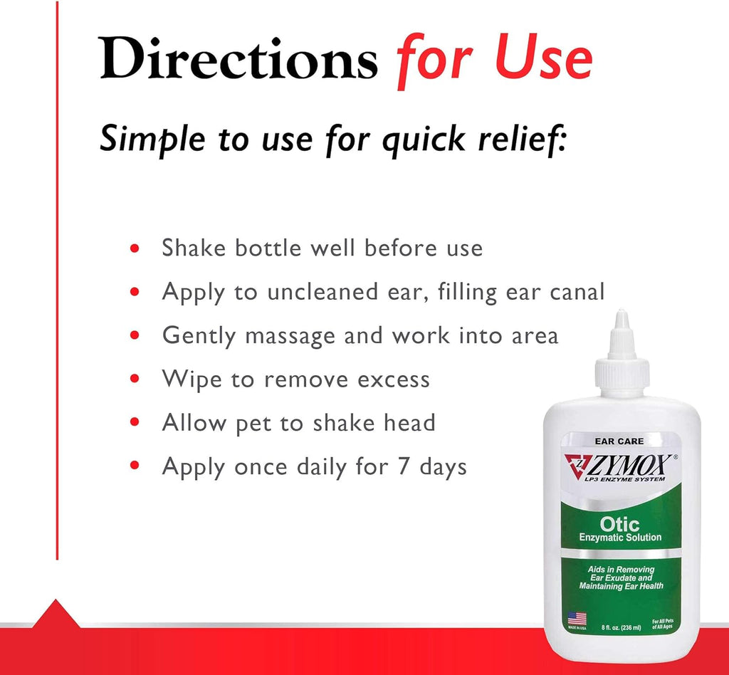 Zymox Otic Enzymatic Solution, 8oz Y522406
