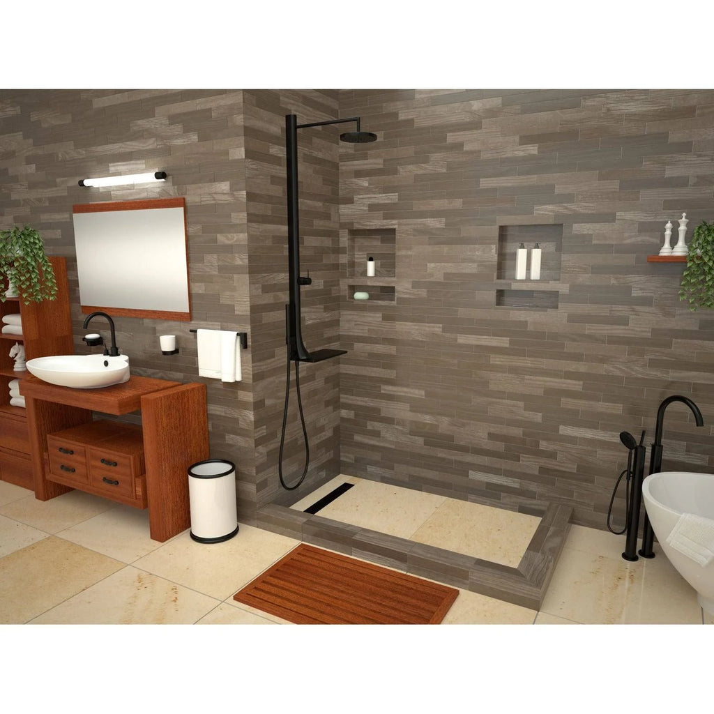 Bronze Double Threshold Shower Base O155