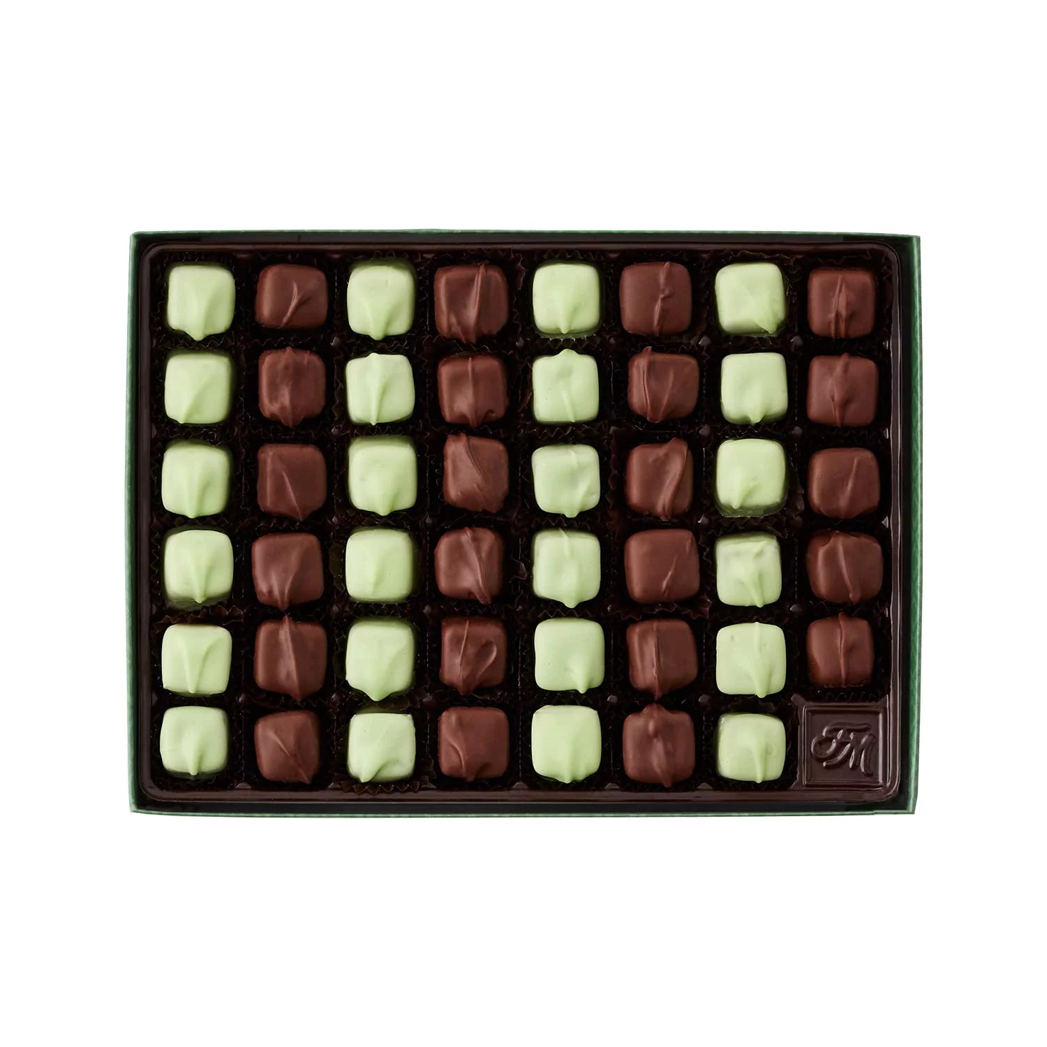 Milk Chocolate and Pastel Candy with Mint Chocolate Center, 1 lb W915
