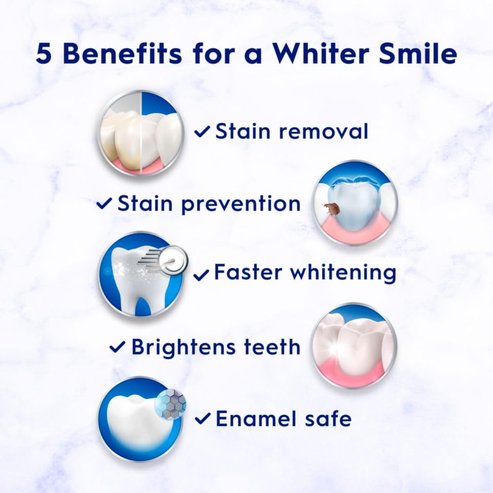 4.3 oz Pack of 3 Teeth Whitening Toothpaste Y853029
