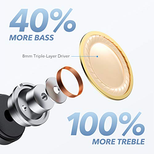 True Wireless Earbuds, 40H Playtime, IPX7 Waterproof, Bluetooth Earbuds X39735