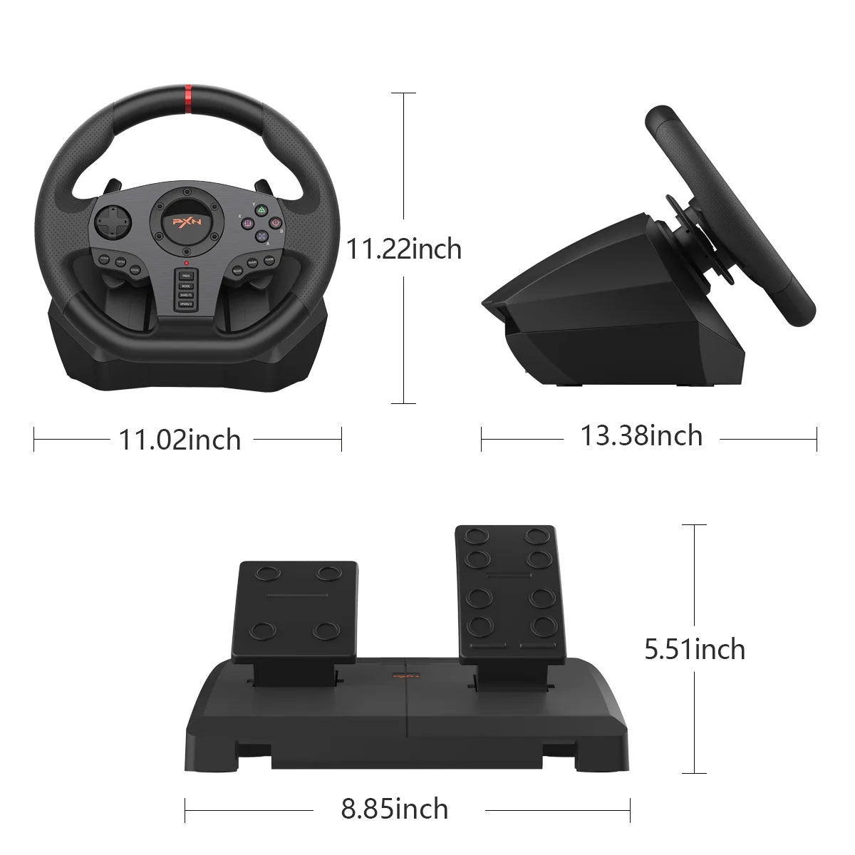 PC Gaming Racing Wheel Y613