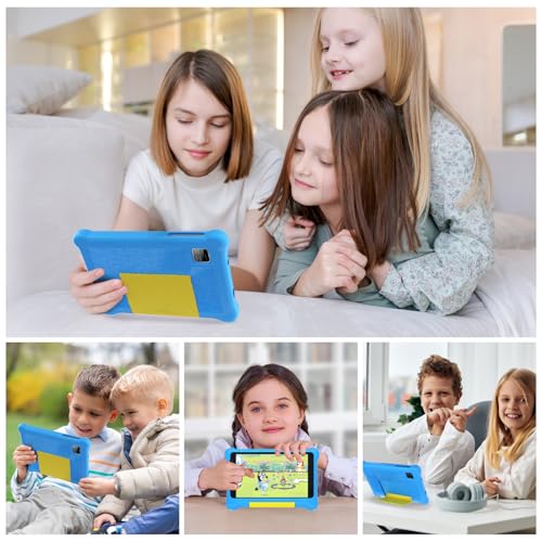 Pink 7 inch Android 12 Tablet 2GB 32GB with Shockproof Case Q29496