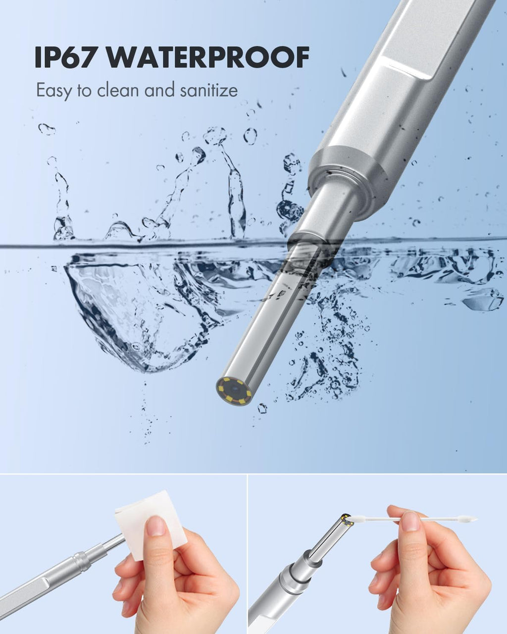 Ear Wax Removal Tool with LED Lights Otoscope O205
