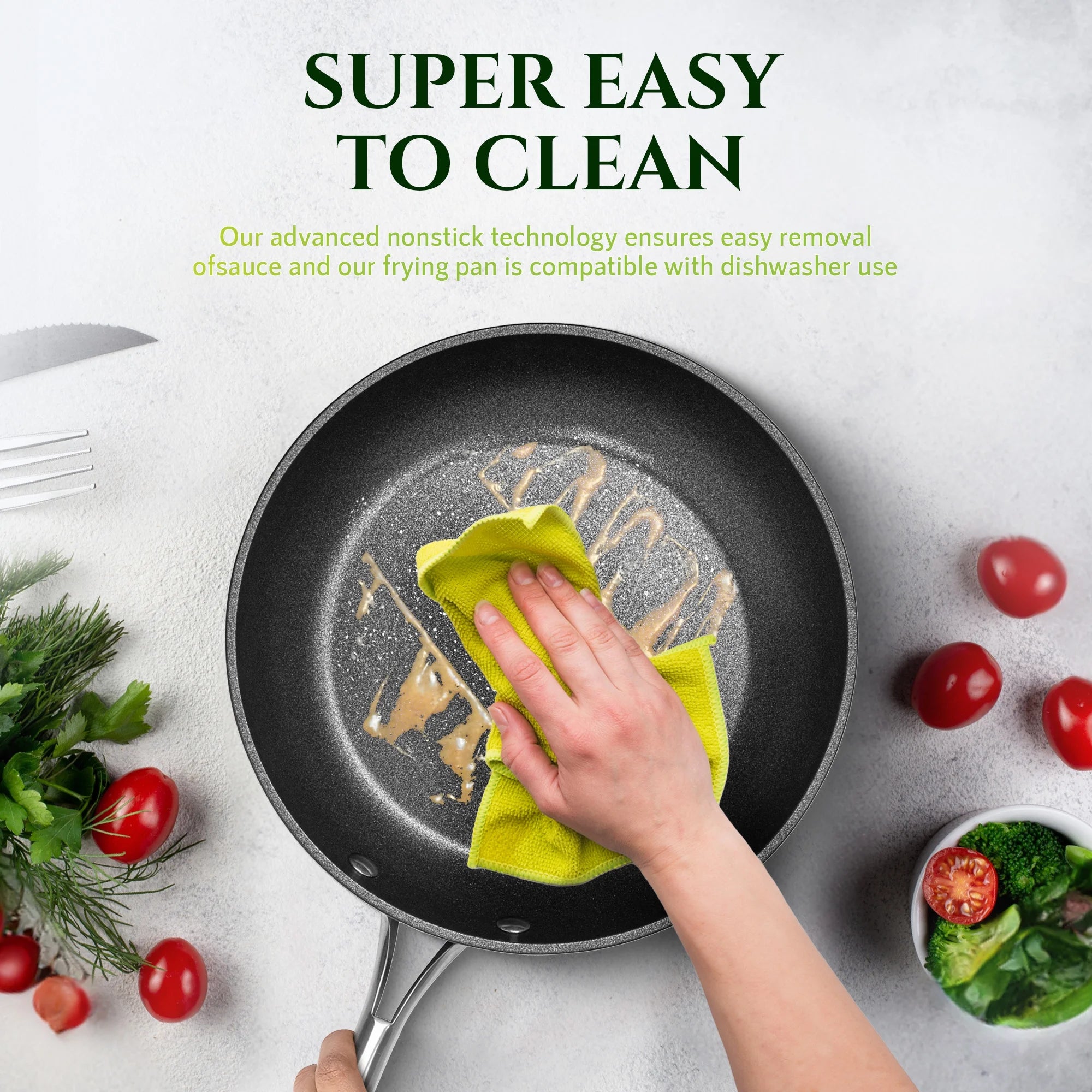 12" Nonstick Hard Anodized Fry Pan D582380