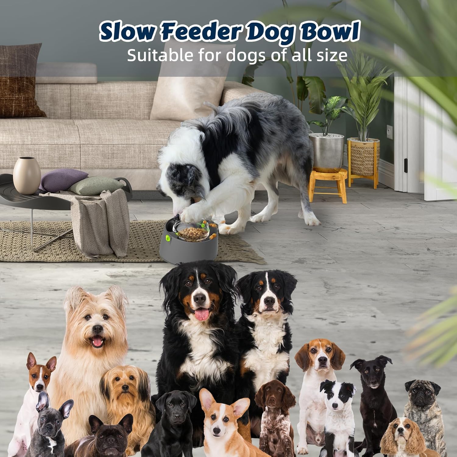 3 in 1 Rotatable Puzzle Dog Slow Feeder Toy T815833