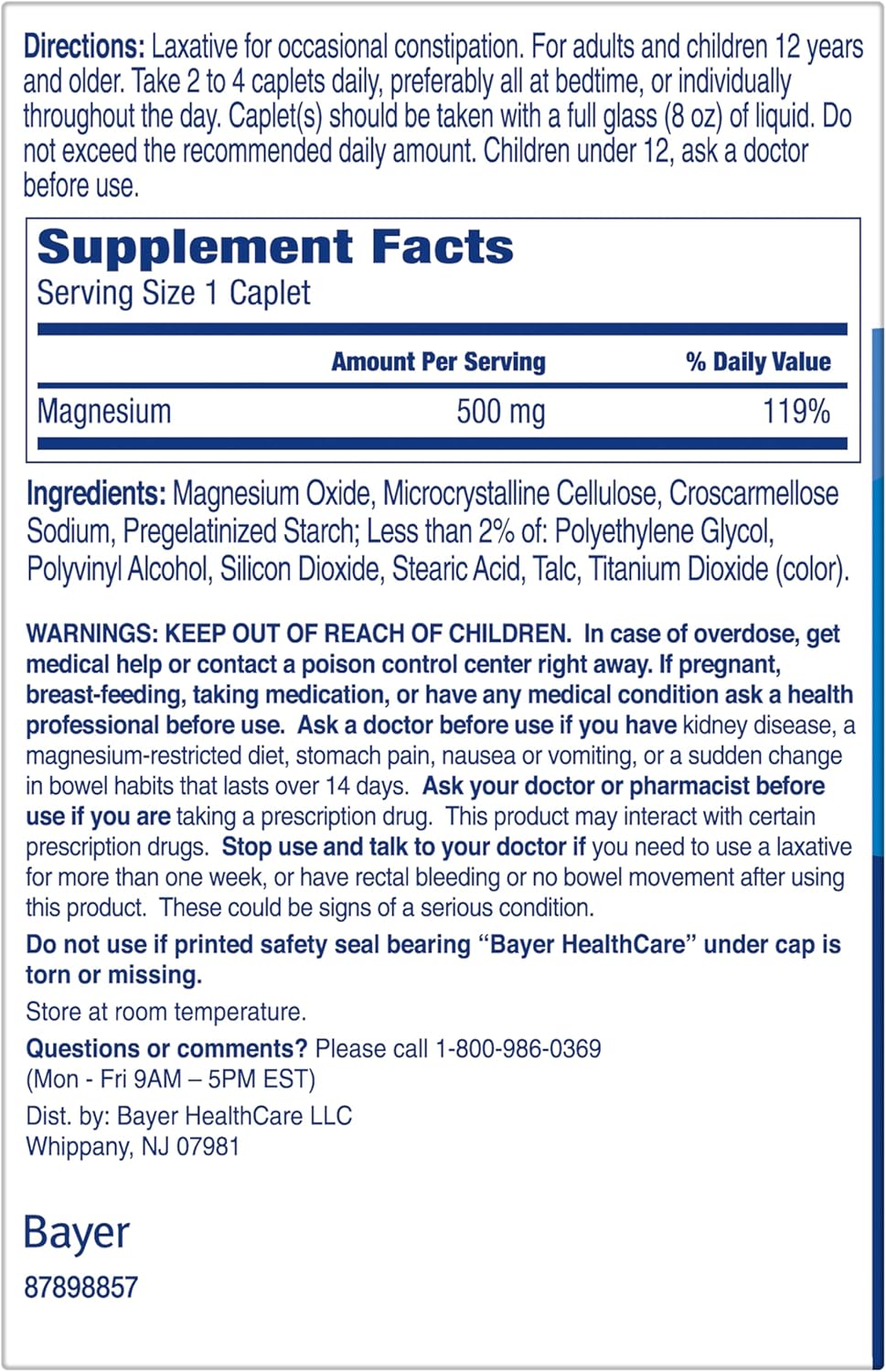 100 Caplets Laxative Caplets C81569