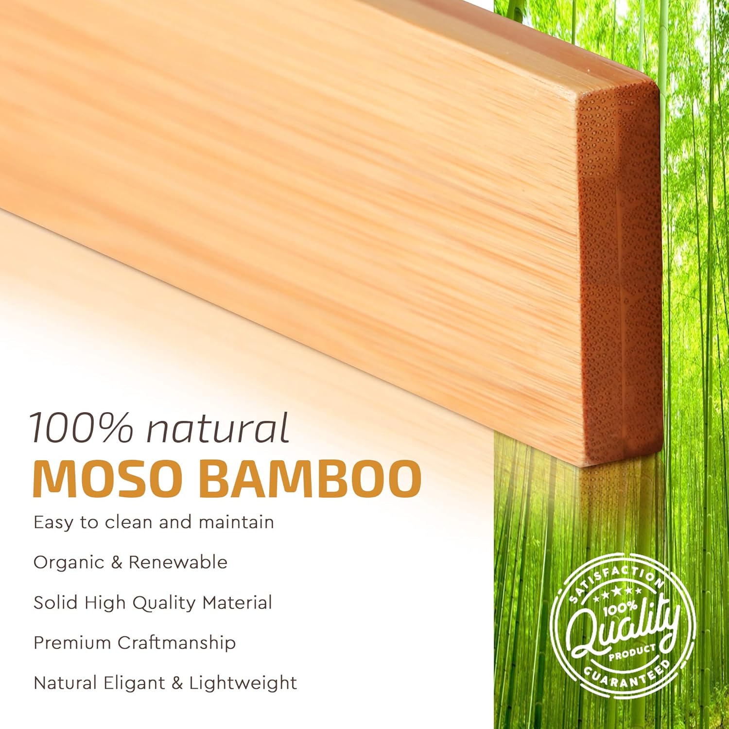 Natural Bamboo 2-Pack Expandable Drawer Divider Organizers B4234