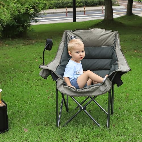 Oversized XL Folding Camping Chair with Cup Holder and Carry Bag S213187