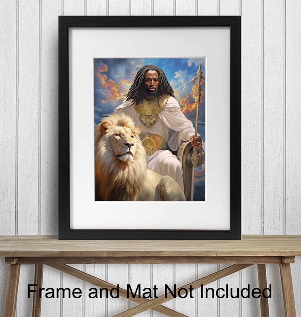 African American Wall Decor - Black Art - Inspirational Wall Art - Christian Home Decor - Religious Gift - Picture Poster Print G398625