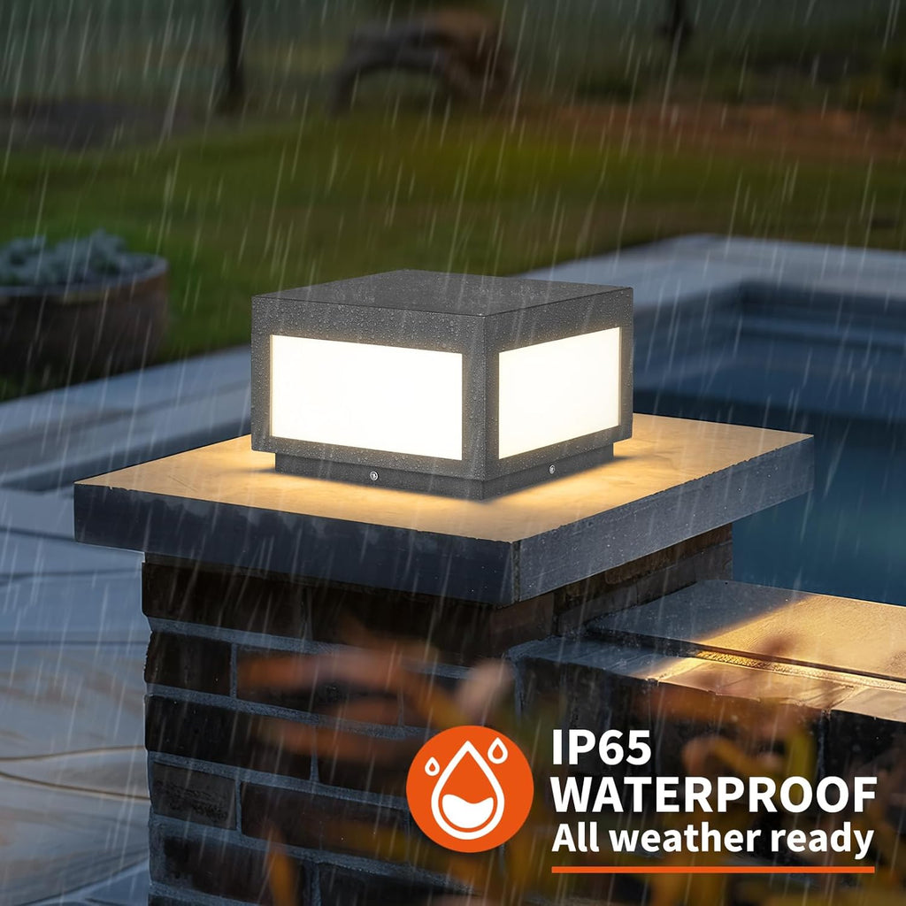 LED Post Light, IP65 Waterproof Aluminum Column Light B7313