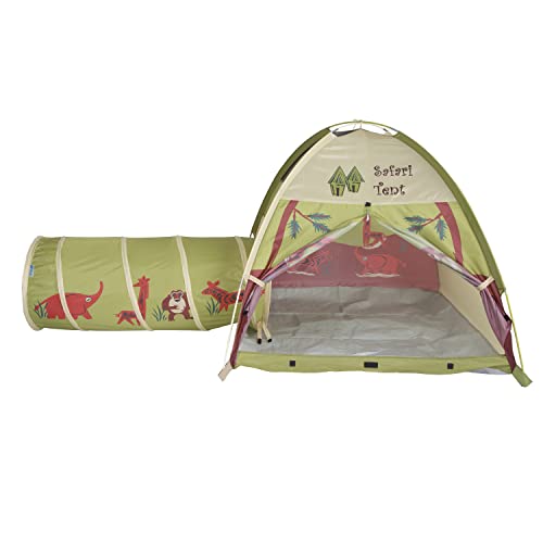 Red/Yellow/Blue Kids Dome Tent and Crawl Tunnel Combo R3661