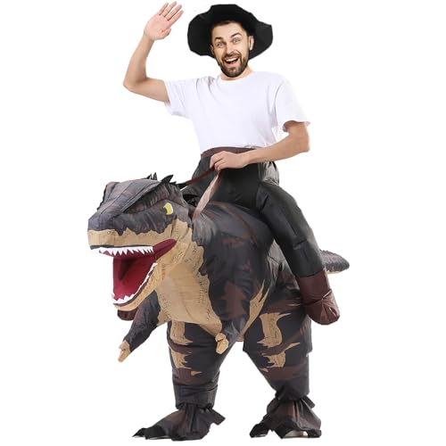 Inflatable Dinosaur Costume T-REX Ride on Blow up Costume S599750