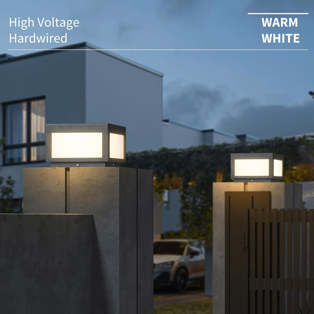 LED Post Light, IP65 Waterproof Aluminum Column Light B7313