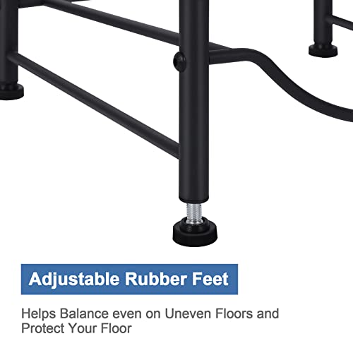 Black 3 Tier Heavy Duty Water Jug Storage Rack X86675