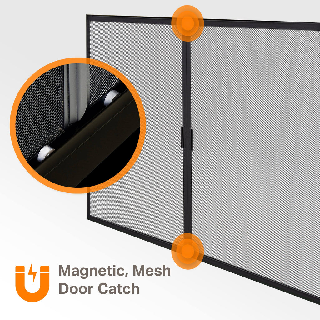 Large Fireplace Glass Doors A8545