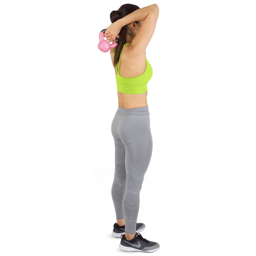 45 lb Vinyl Coated Cast Iron Kettlebells Q435651