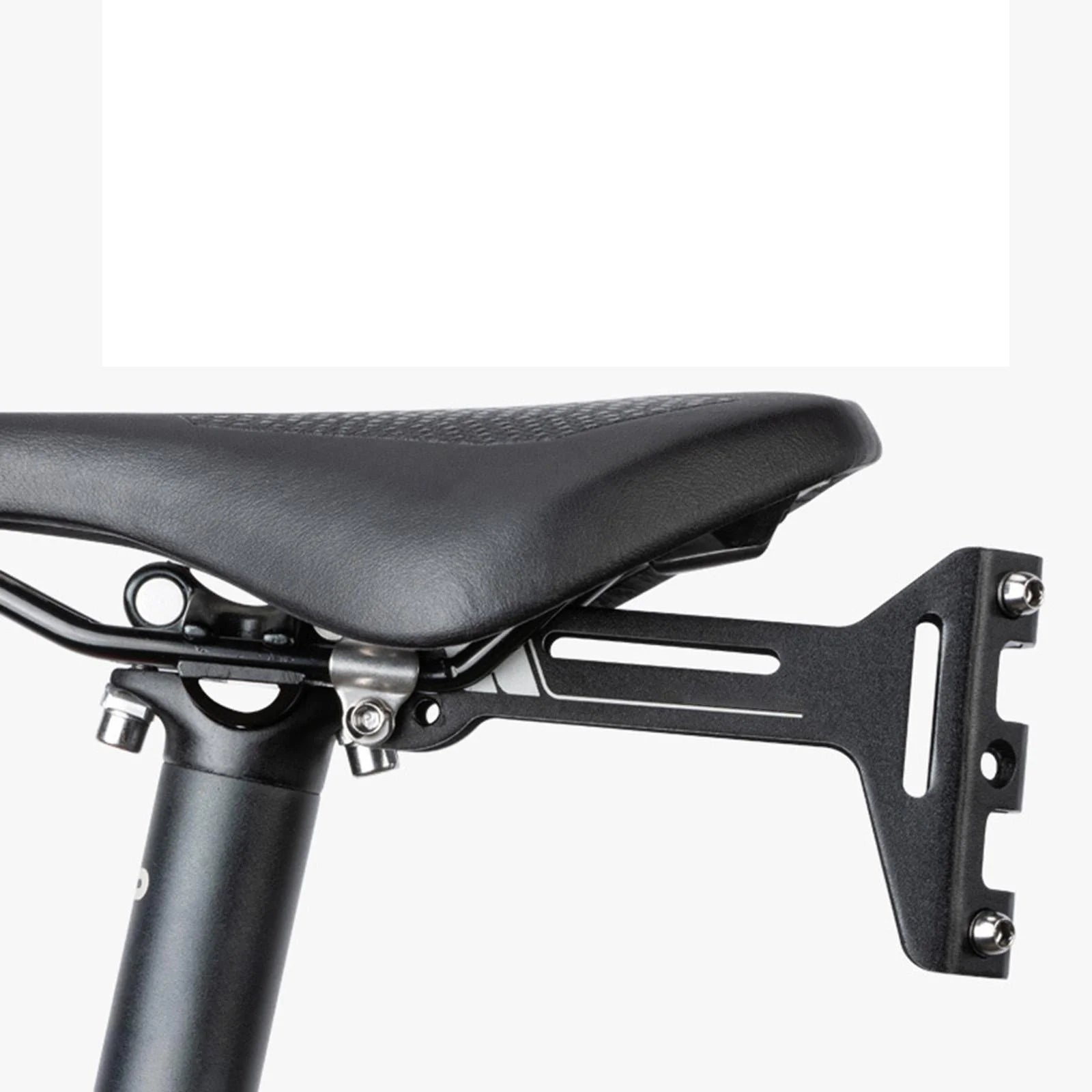 Black Aluminium Alloy Bike Bottle Cage Saddle Mount Adapter F57397