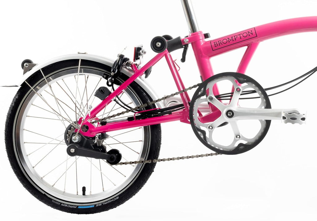 Hot Pink Folding Bike E892473
