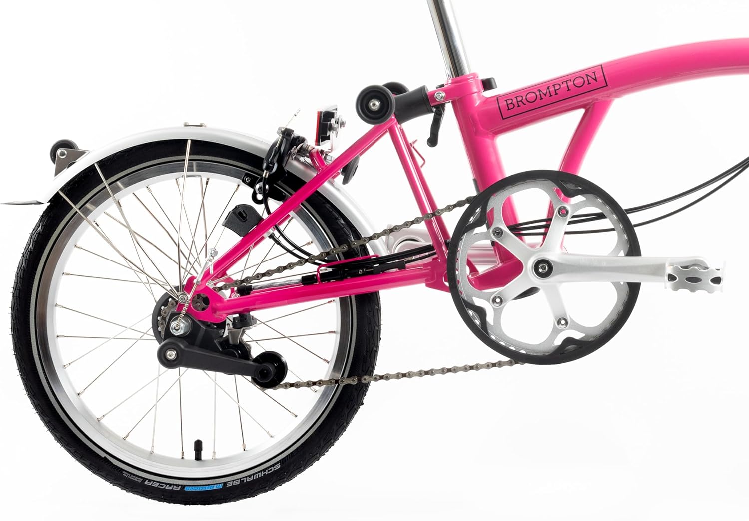 Hot Pink Folding Bike E892473