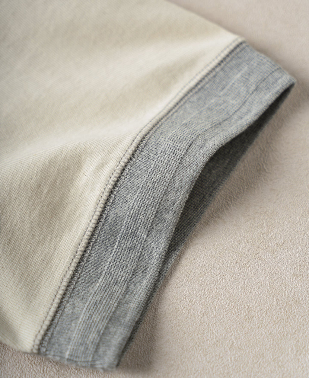 Heavyweight Cotton Tubular Short-Sleeve Henley Shirt