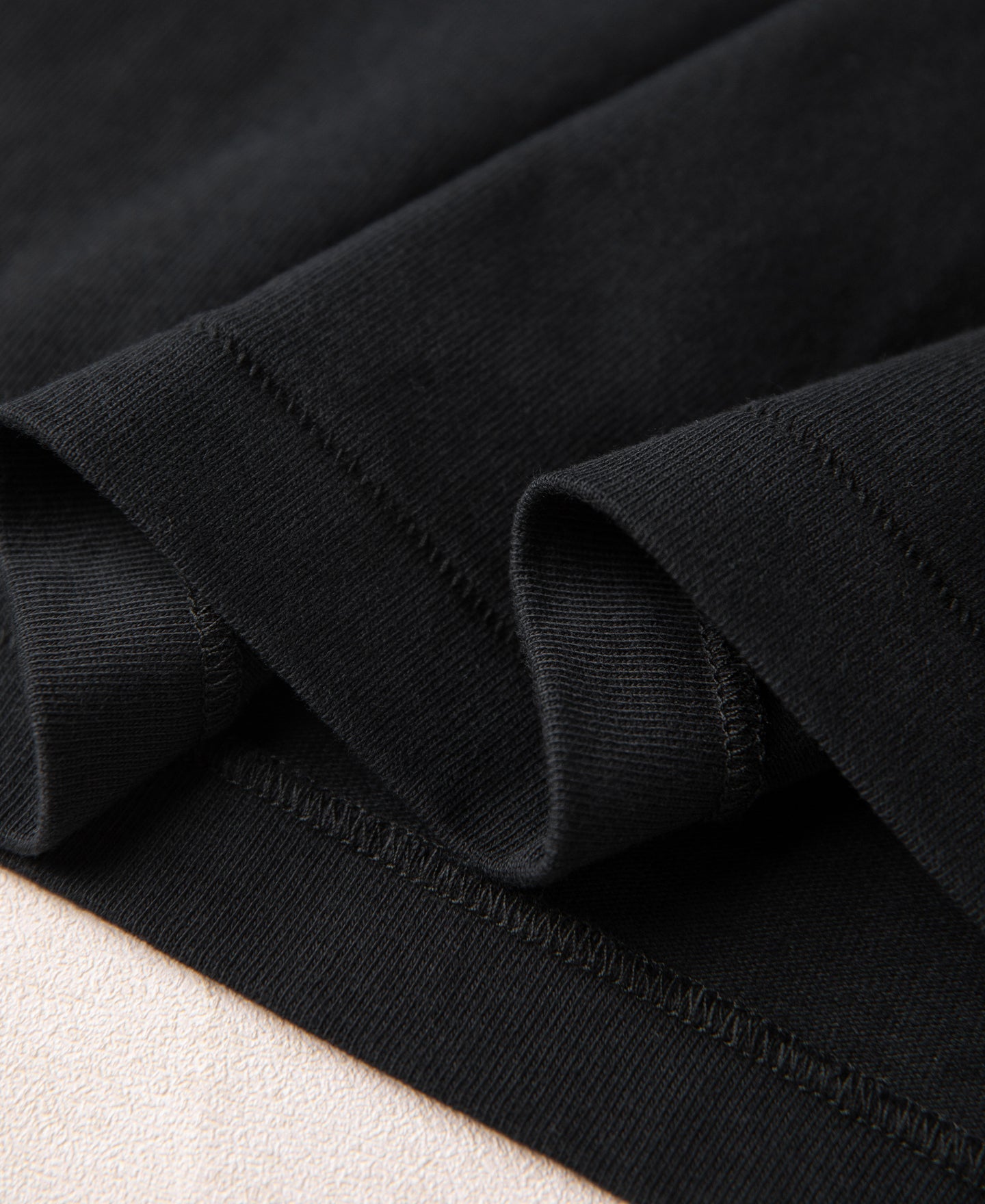 Heavyweight Cotton Tubular Short-Sleeve Henley Shirt
