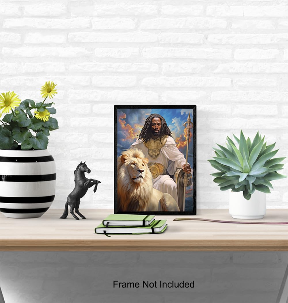 African American Wall Decor - Black Art - Inspirational Wall Art - Christian Home Decor - Religious Gift - Picture Poster Print G398625