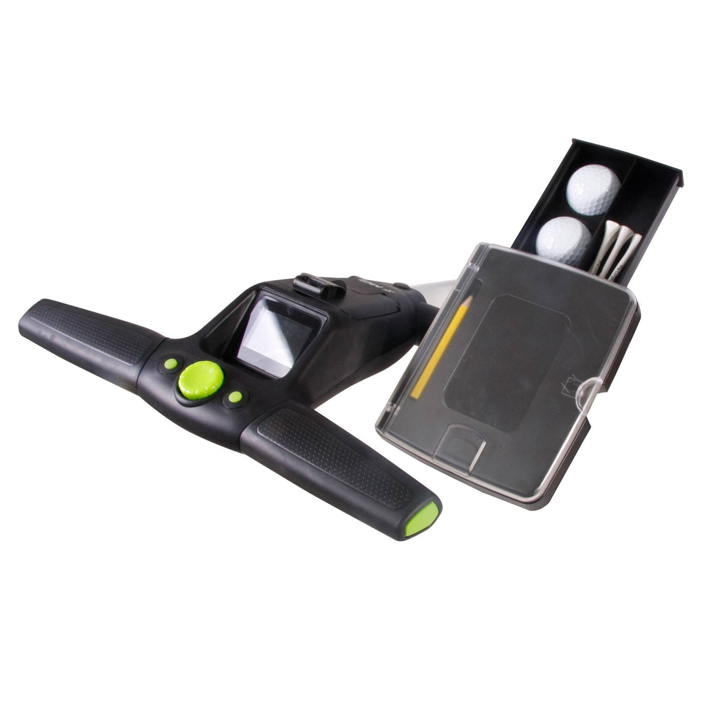 Black Electric Golf Push Cart with Swivel Wheel B13654