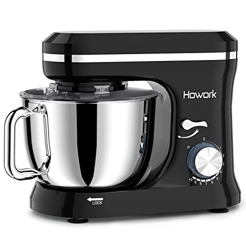 Blue Electric Stand Mixer with 6.5QT Stainless Steel Bowl U89739