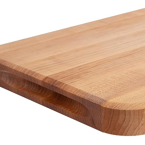 Reversible Wood Cutting Board, 18" x 12" x 1 1/4", Maple D135191