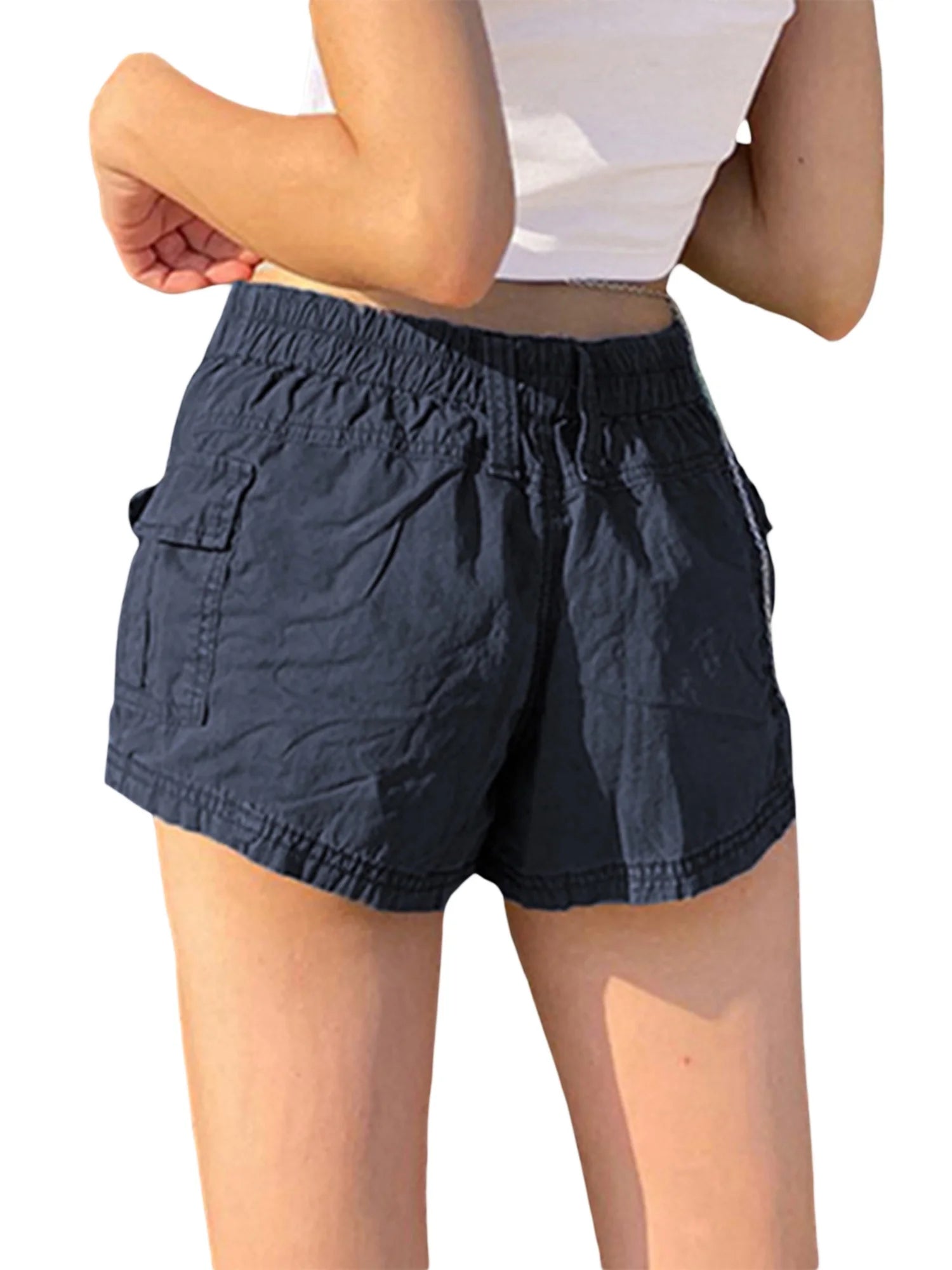 Women's Lightweight Hiking Cargo Shorts with Pockets Z3808