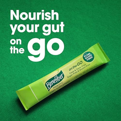 Unflavored Prebiotic Fiber Supplement Powder Stick Packs - 36 Sticks (Pack of 2) E168143