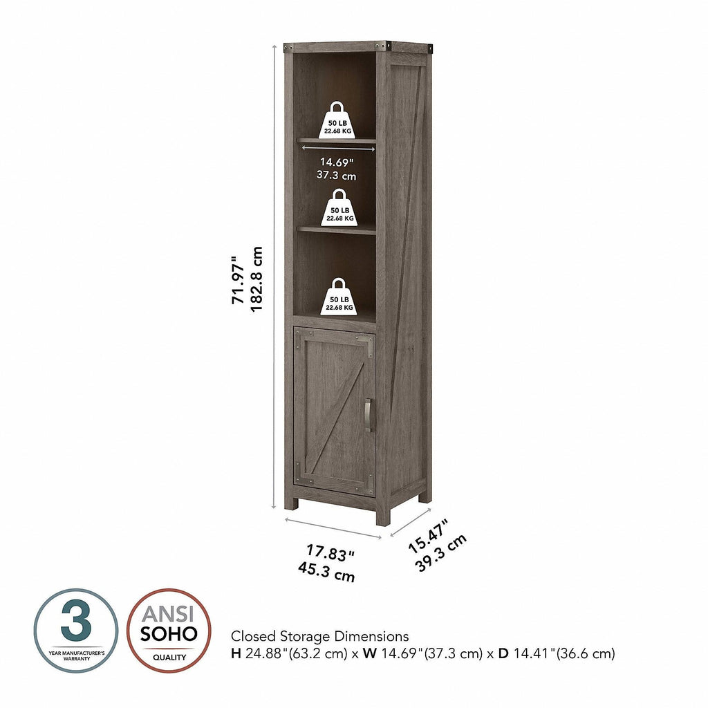 Bookcase with 5 shelves Q5054