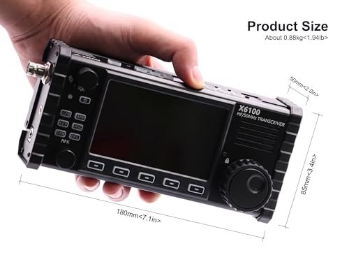 HF Transceiver SDR HF/50MHz Full Mode Built-in Battery Auto Antenna Tuner W5725