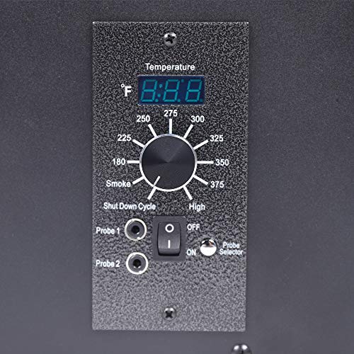 Pellet Smoker Hopper Assembly Kit with Digital Temperature Controller F3417